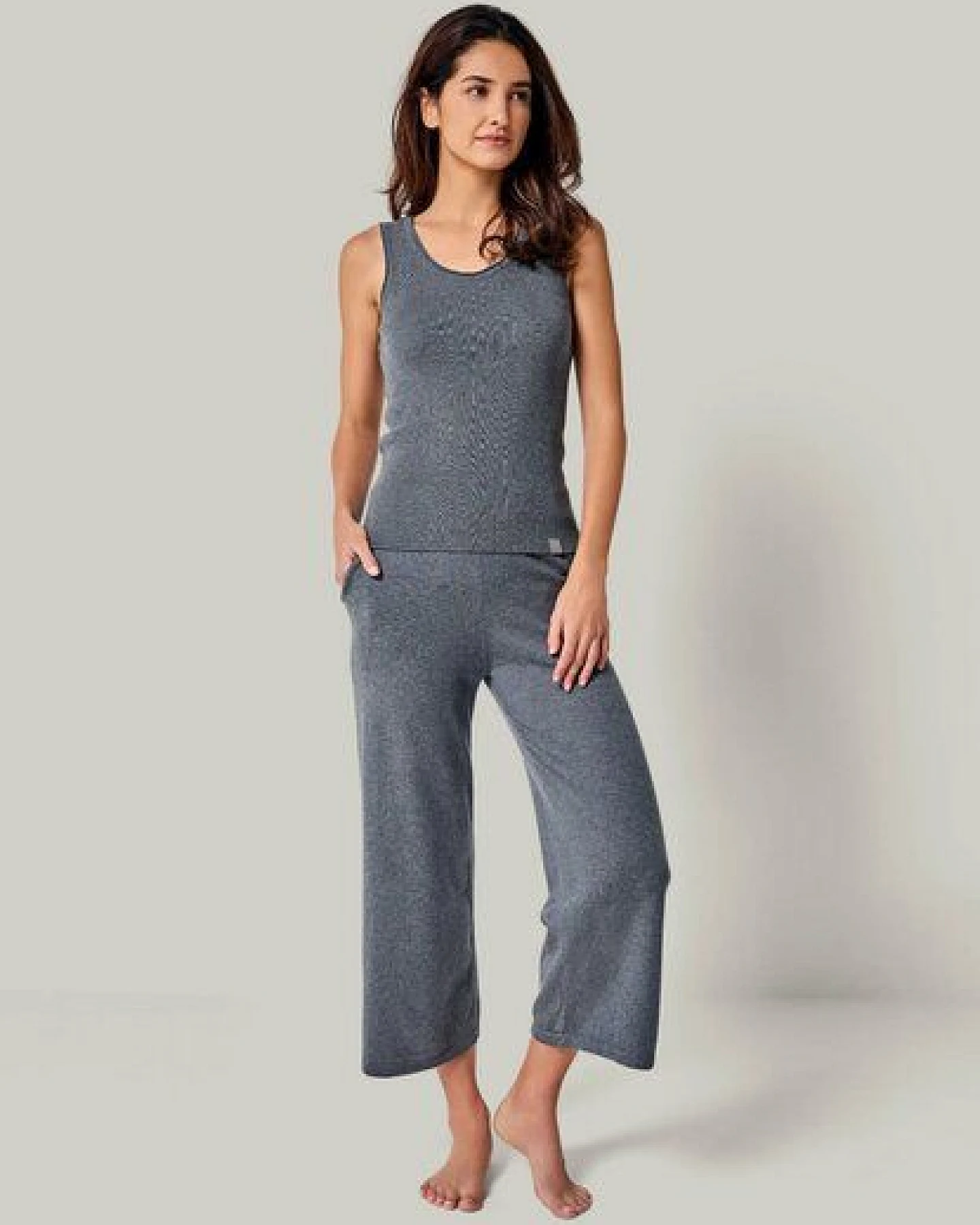 YOU LOOK PERFECT 100% Merino Culotte Strickhose "Dana" – Ansicht 3