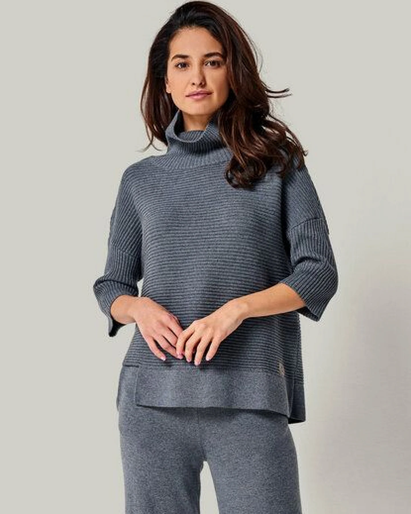 YOU LOOK PERFECT Merino Loungewear Set „Strickpullover Bailey & Strickhose Dana" – Ansicht 4