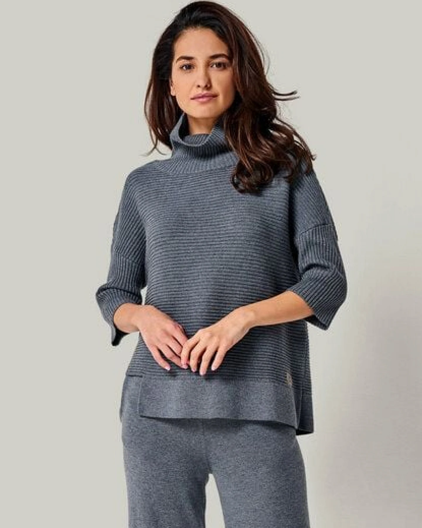 YOU LOOK PERFECT Merino Loungewear Set „Strickpullover Bailey & Strickhose Dana" – Ansicht 4