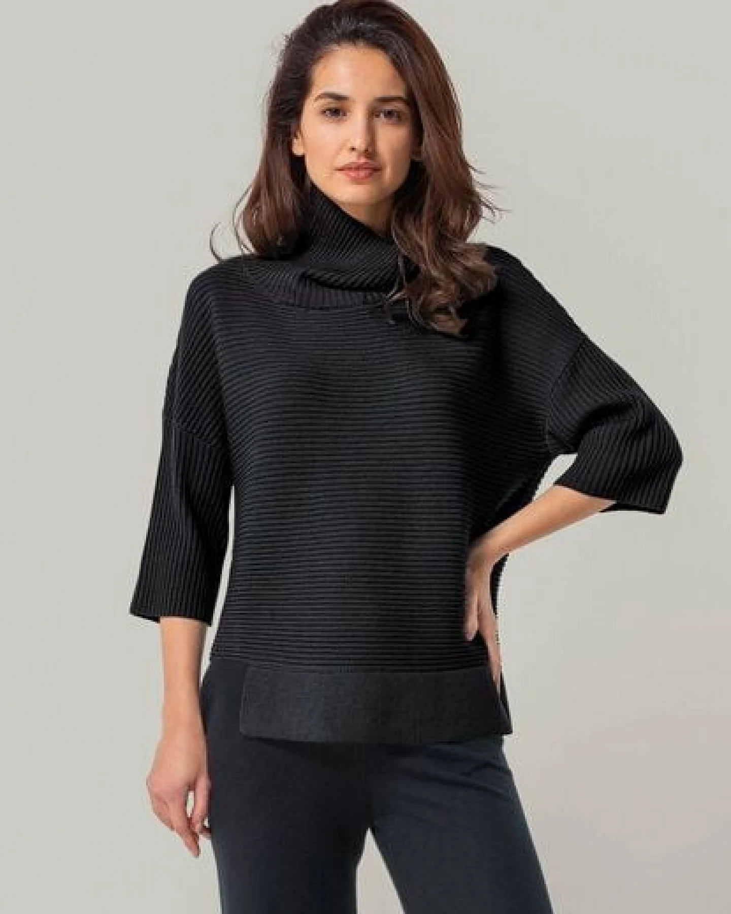 YOU LOOK PERFECT Merino Loungewear Set „Strickpullover Bailey & Strickhose Dana" – Ansicht 4