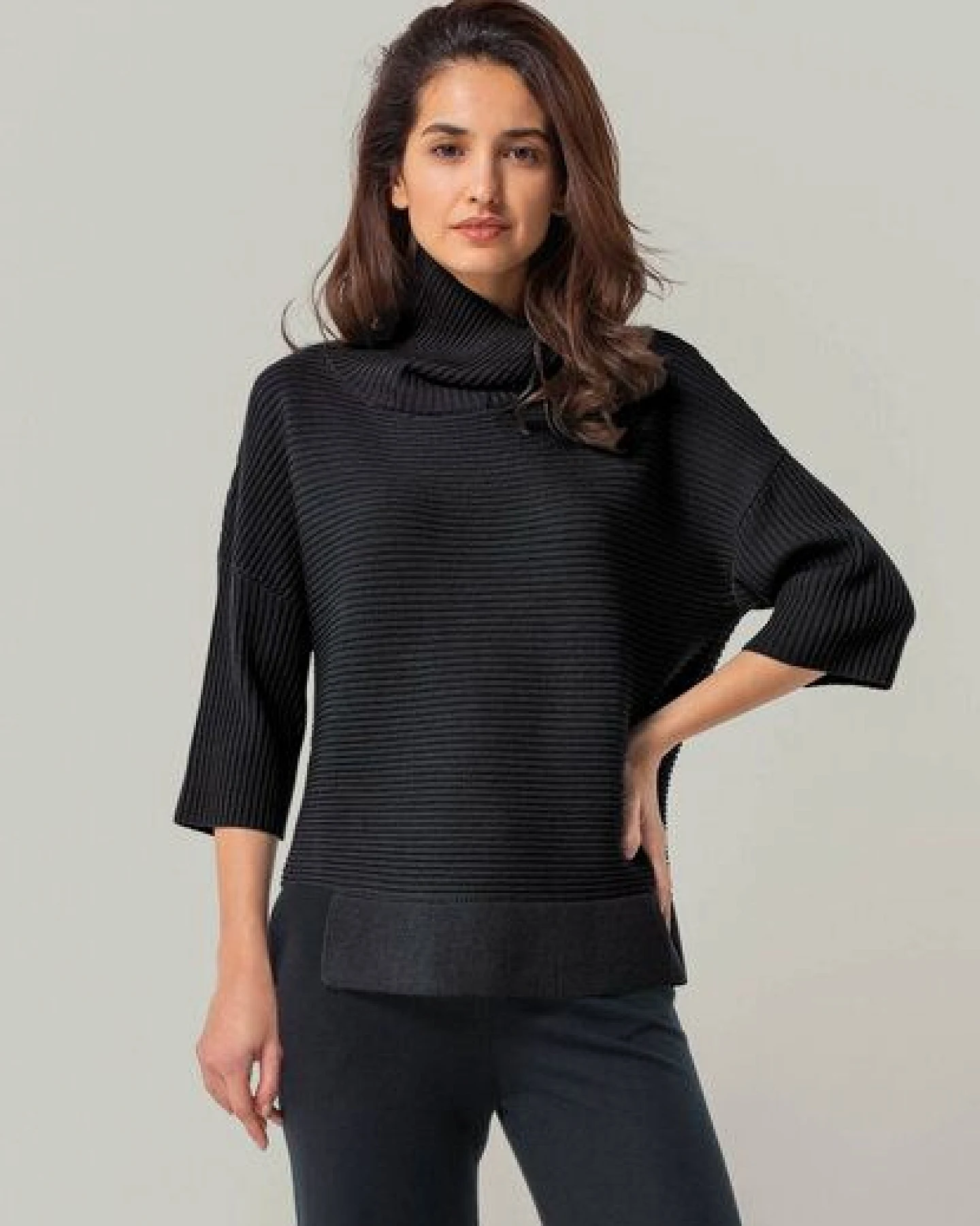 YOU LOOK PERFECT Merino Loungewear Set „Strickpullover Bailey & Strickhose Dana" – Ansicht 4