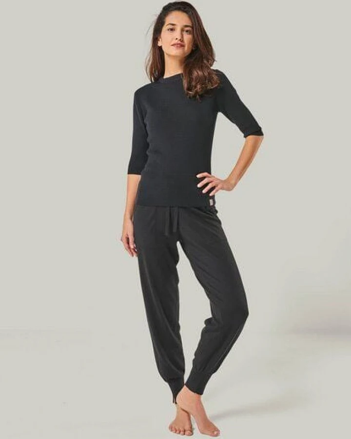 YOU LOOK PERFECT Merino Loungewear Set „Strickpullover Daria & Strickhose Bella"