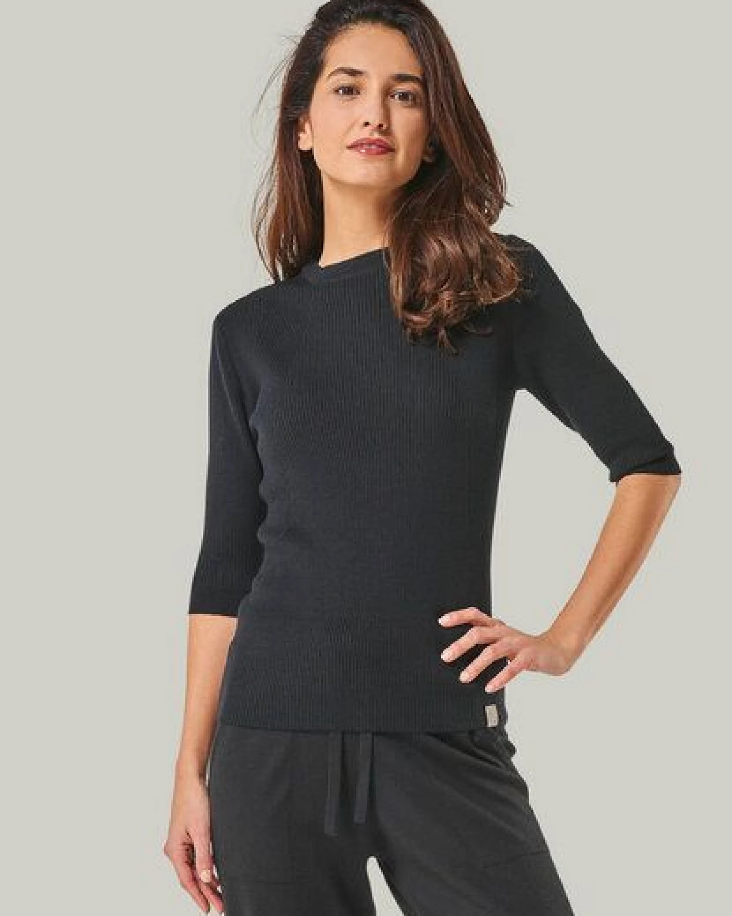 YOU LOOK PERFECT Merino Loungewear Set „Strickpullover Daria & Strickhose Bella" – Ansicht 4