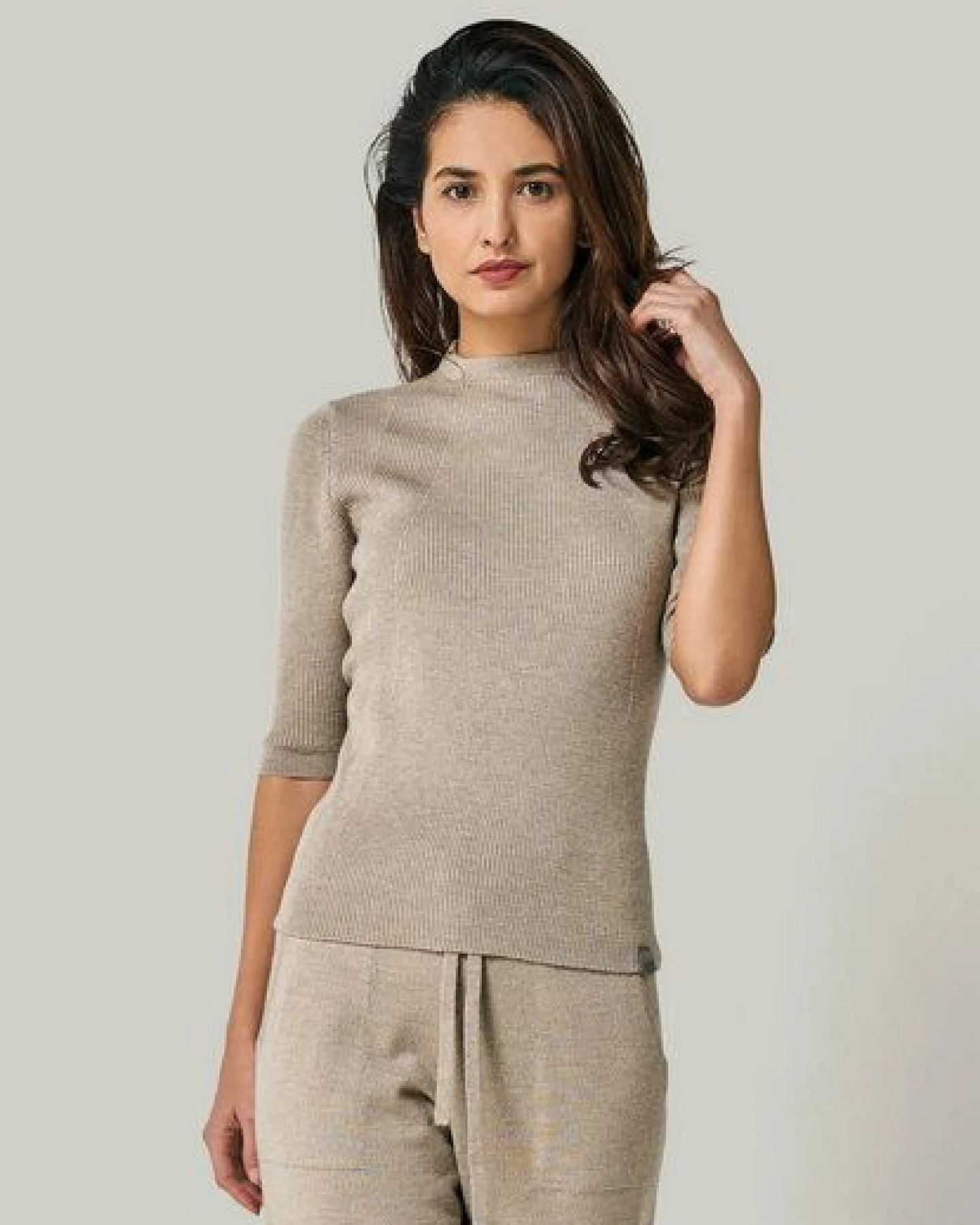 YOU LOOK PERFECT Merino Loungewear Set „Strickpullover Daria & Strickhose Bella" – Ansicht 4