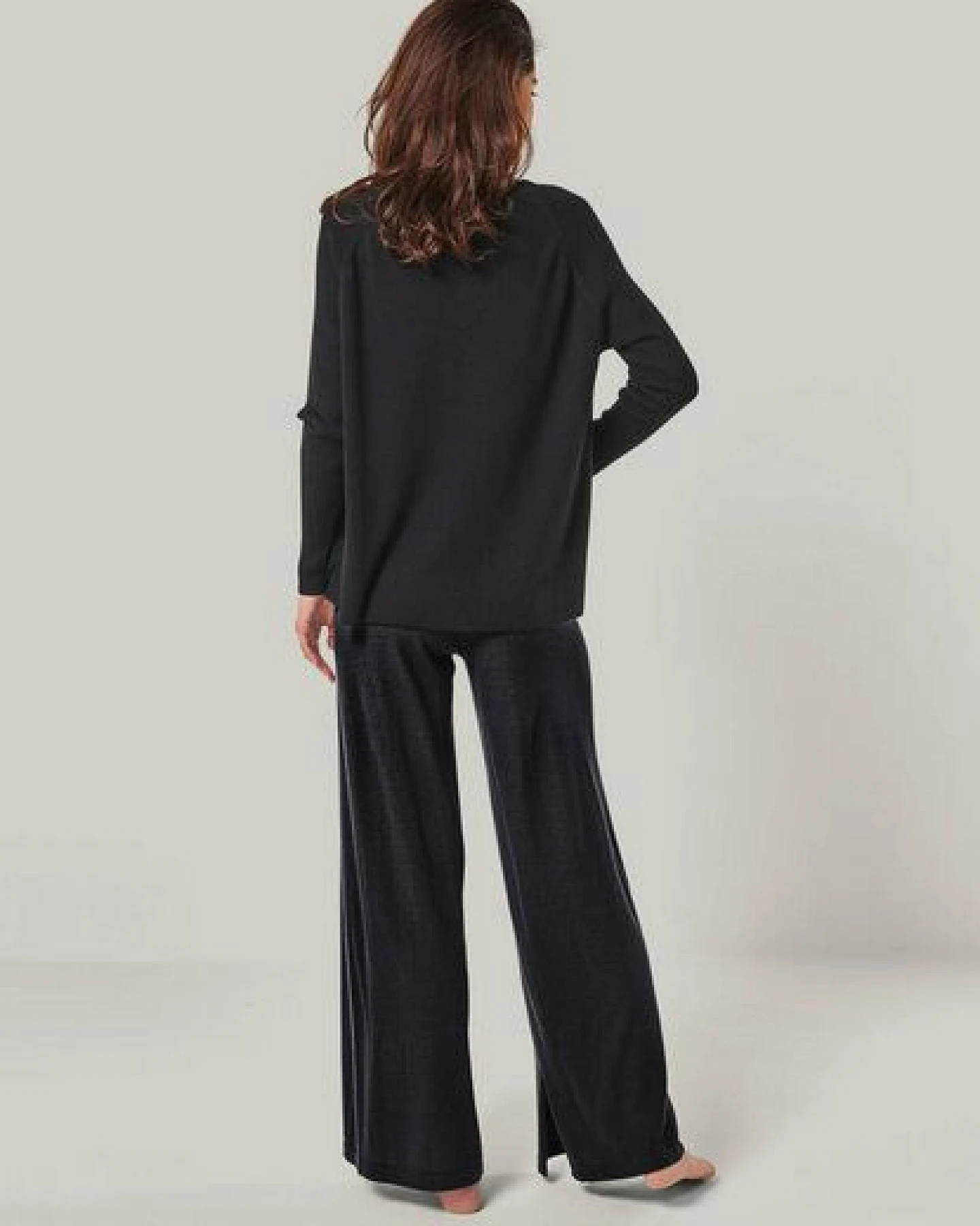 YOU LOOK PERFECT Merino Loungewear Set „Strickpullover Dorina & Strickhose Bailey" – Ansicht 4