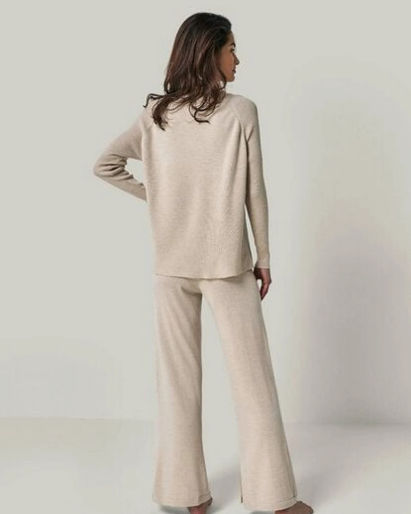 YOU LOOK PERFECT Merino Loungewear Set „Strickpullover Dorina & Strickhose Bailey" – Ansicht 4