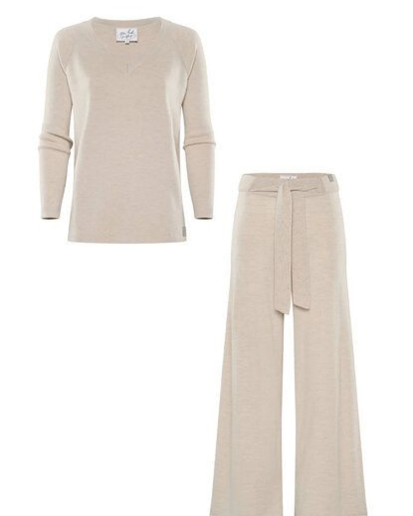 YOU LOOK PERFECT Merino Loungewear Set „Strickpullover Dorina & Strickhose Bailey" – Ansicht 3