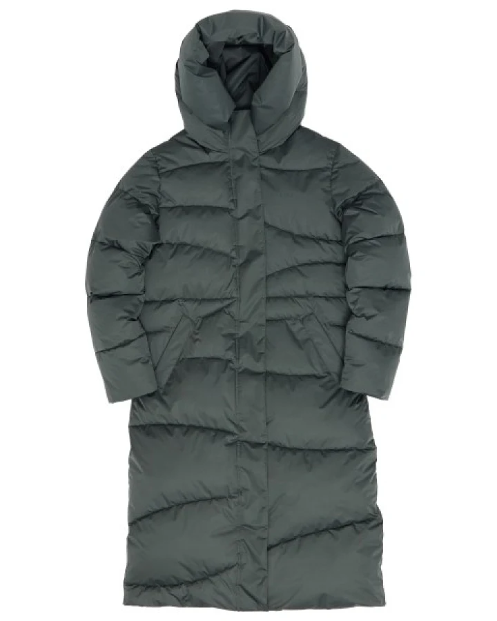 Mazine - Women's Waves Quilt Puffer Coat - Mantel Gr XL grau