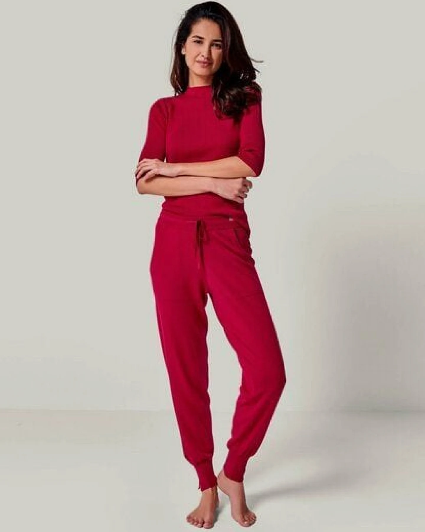 YOU LOOK PERFECT 100% Merino Halbarm-Strickpullover "Daria" – Ansicht 4