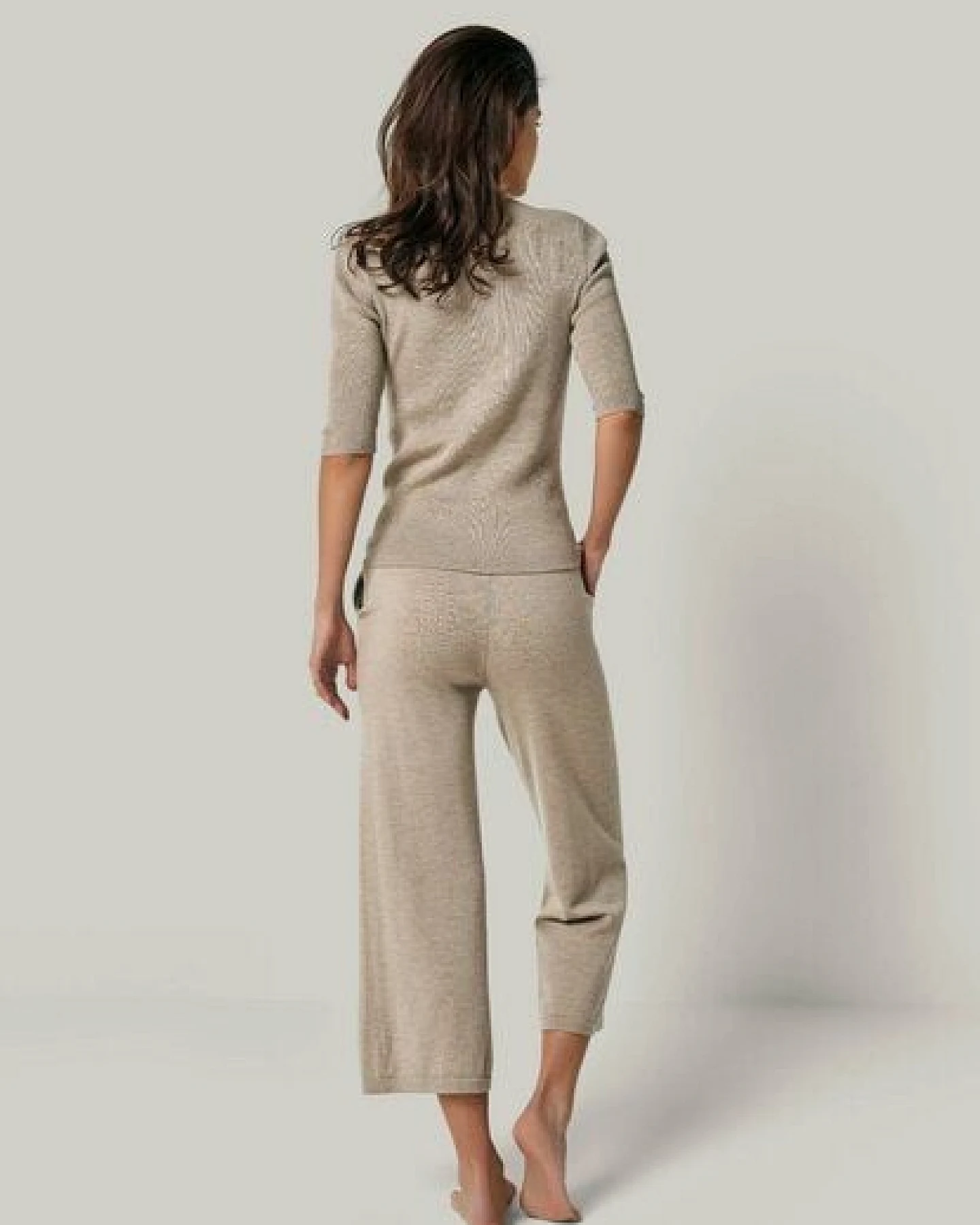 YOU LOOK PERFECT 100% Merino Halbarm-Strickpullover "Daria" – Ansicht 4
