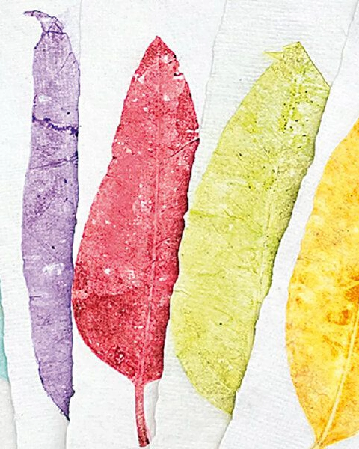 Sundara 5er Set Lesezeichen aus handgeschöpftem Büttenpapier – Ansicht 2