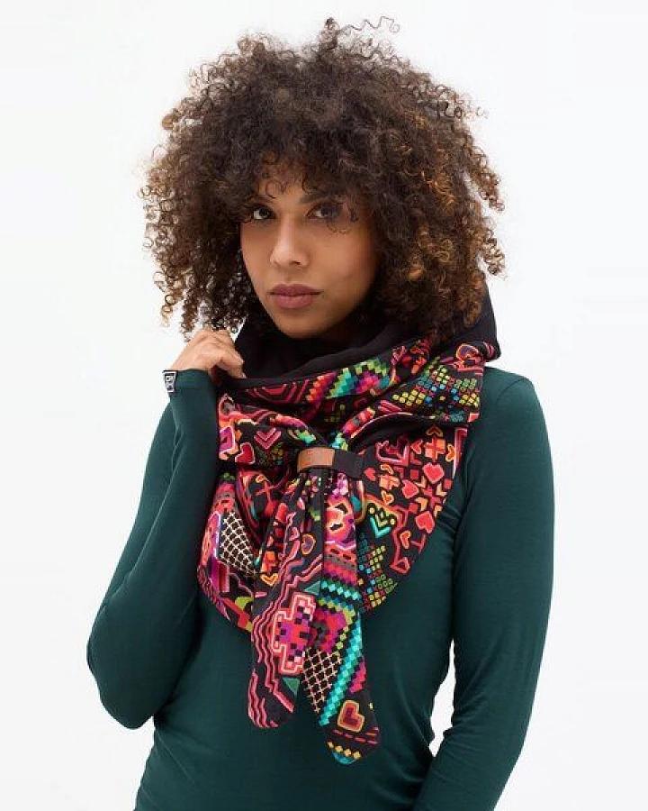 Großer, warmer Wendeschal Tahoe aus Baumwollstrick - One Size - KOKOworld