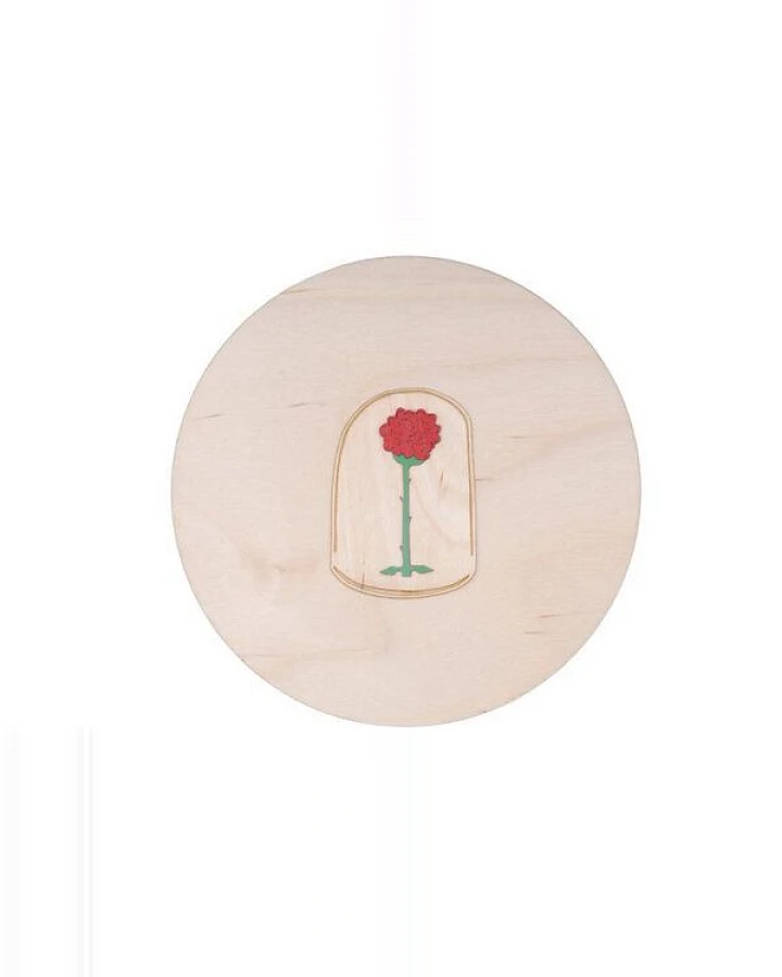 BeWooden Holzdekoration Rose des Kleinen Prinzen