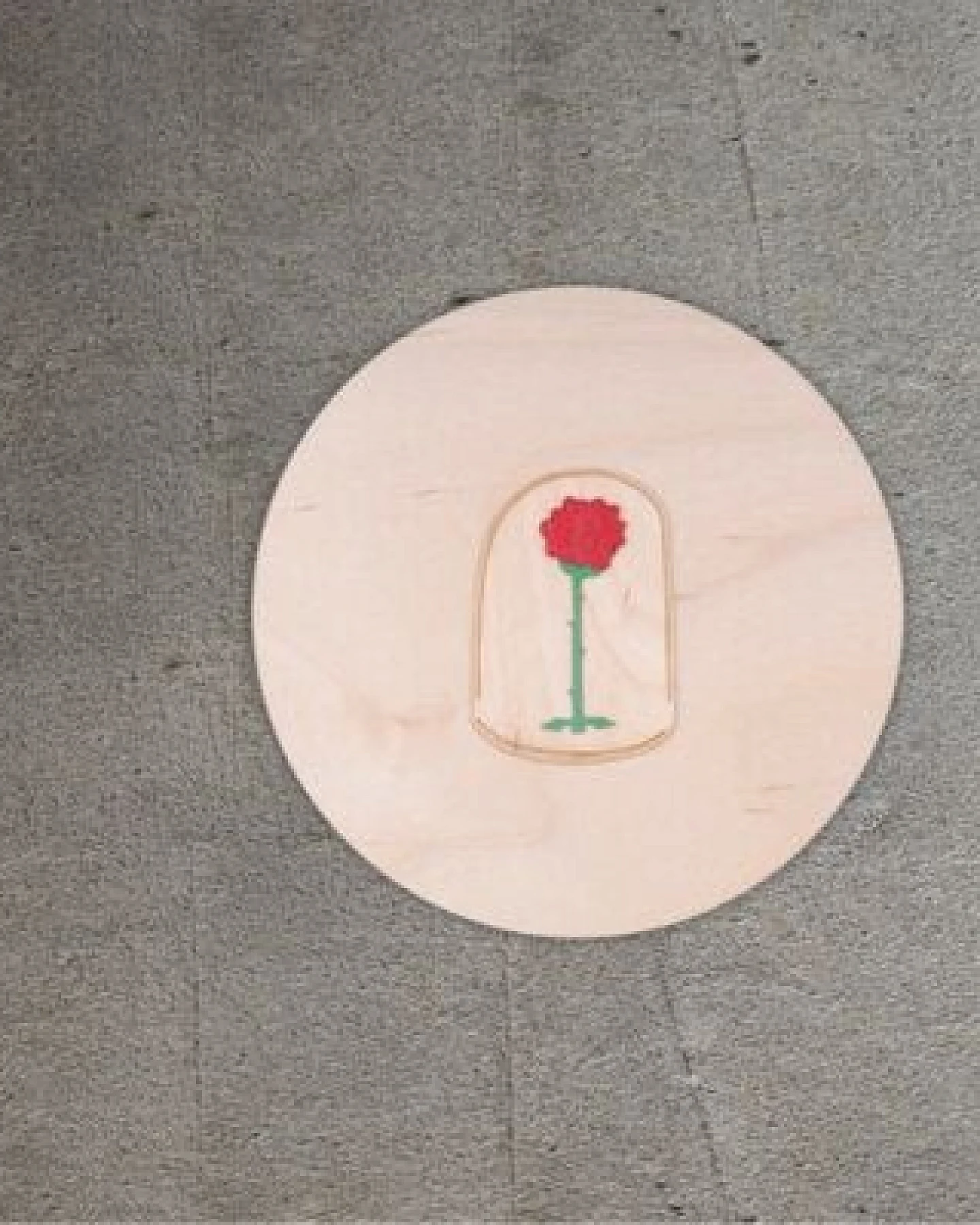 BeWooden Holzdekoration Rose des Kleinen Prinzen – Ansicht 2