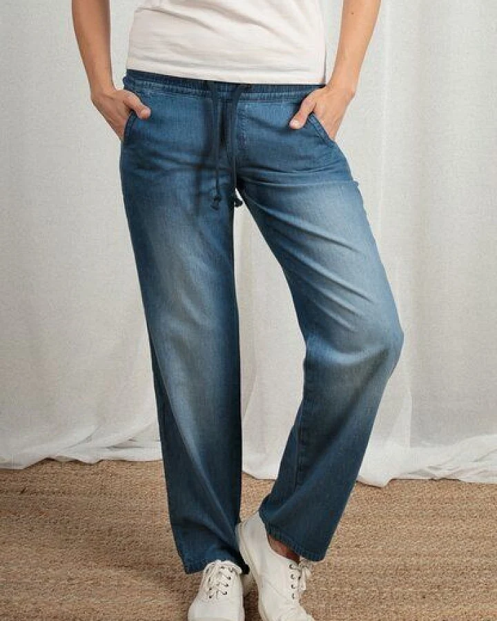 TORLAND Lockere Hose im Jeans-Look mit Gummizug CHARLIE