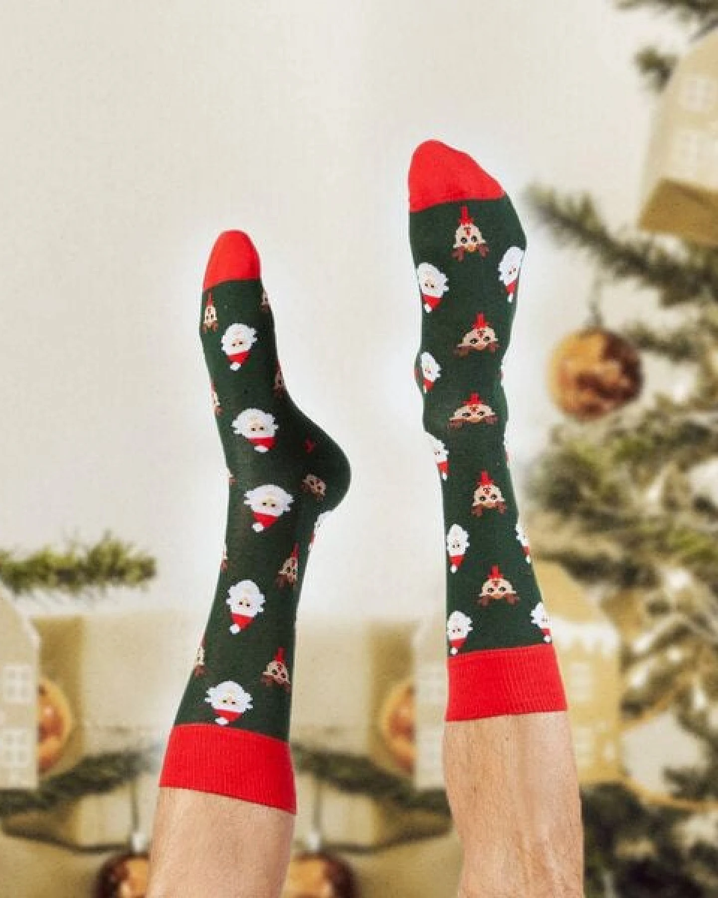 DillySocks Socken Rudolph in the Forest aus Biobaumwoll-Mix – Ansicht 4
