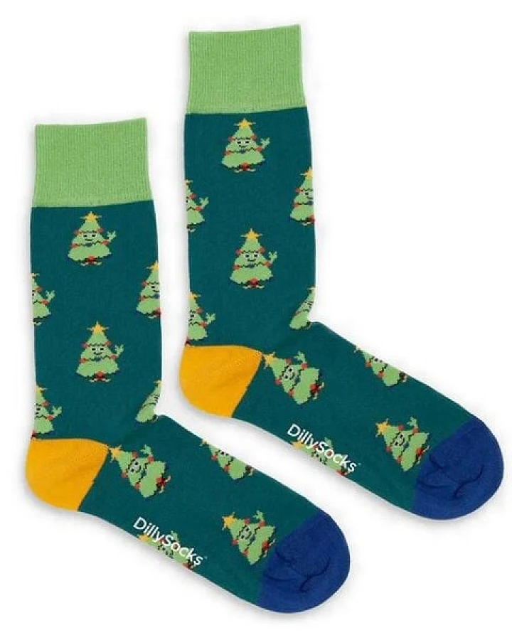 DillySocks Socken Happy Tree aus Biobaumwoll-Mix