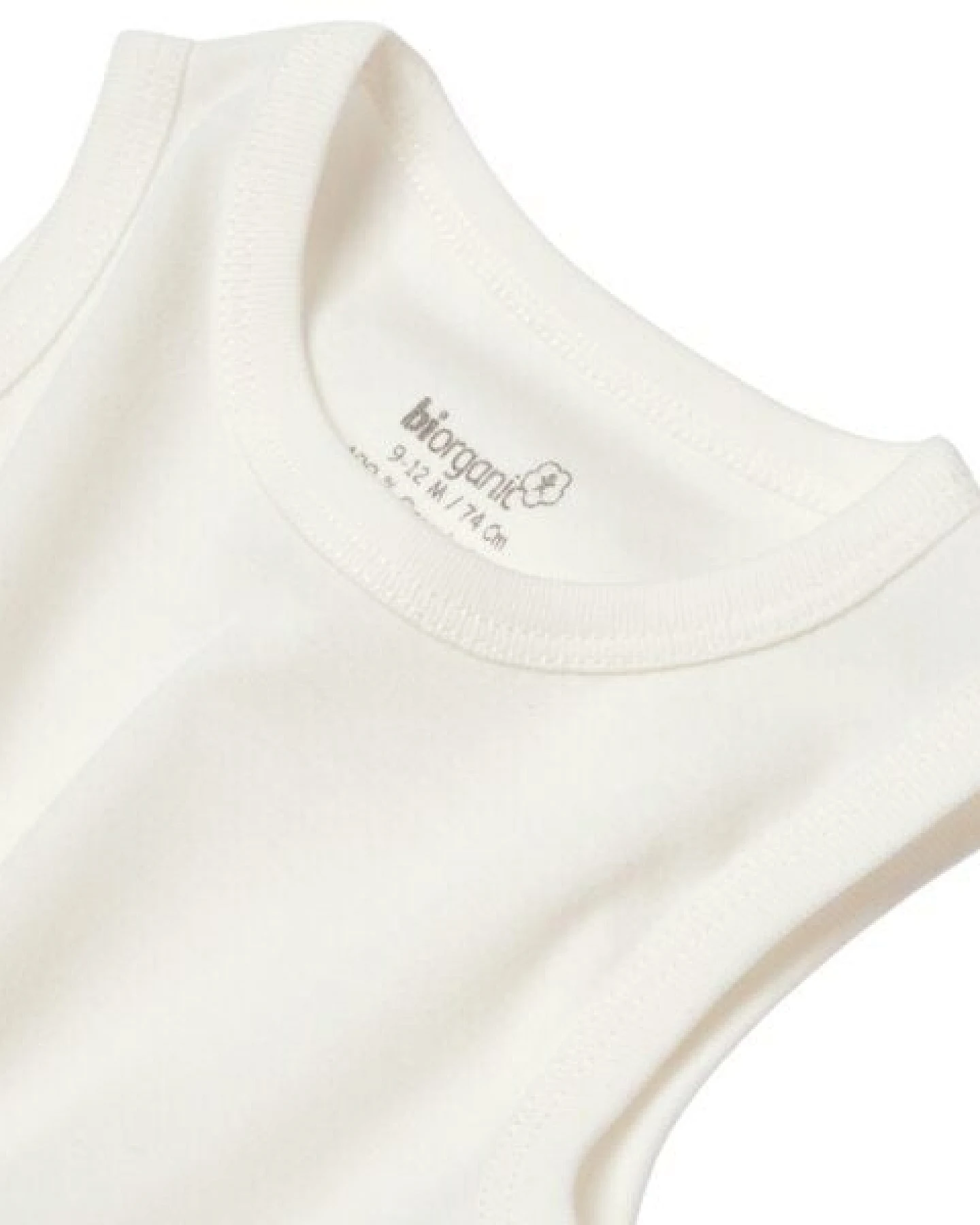 Biorganic 5er-Pack Baby Body Unisex Ärmellos für Jungen und Mädchen, 100% Bio-Baumwolle, GOTS-zertifiziert, mit praktischen Druckknöpfen im Schritt – Ansicht 4
