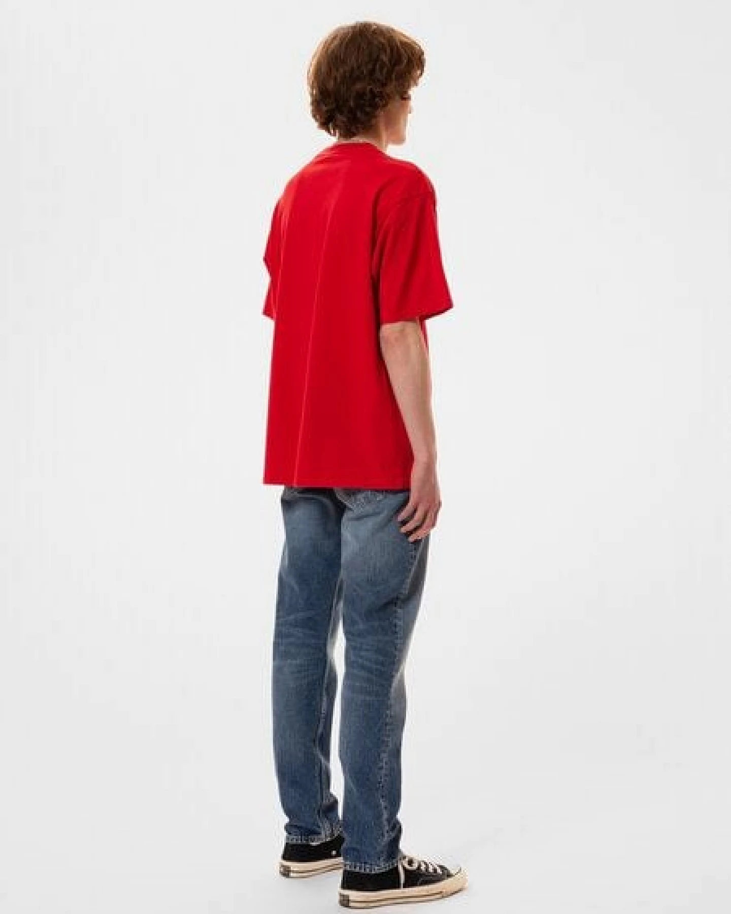 Nudie Jeans T-Shirt Koffe Future Tee - aus Bio-Baumwolle – Ansicht 2