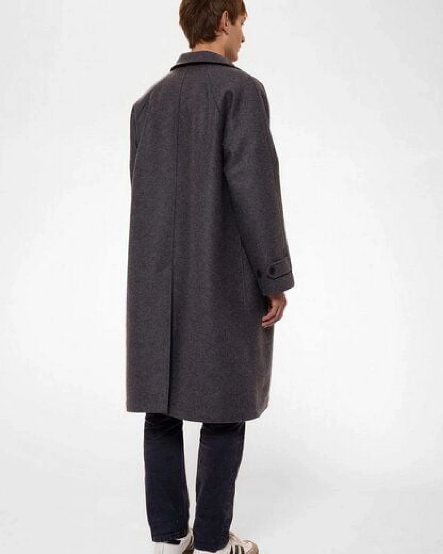 Nudie Jeans Mantel Corey Car Coat aus Wollmix – Ansicht 2