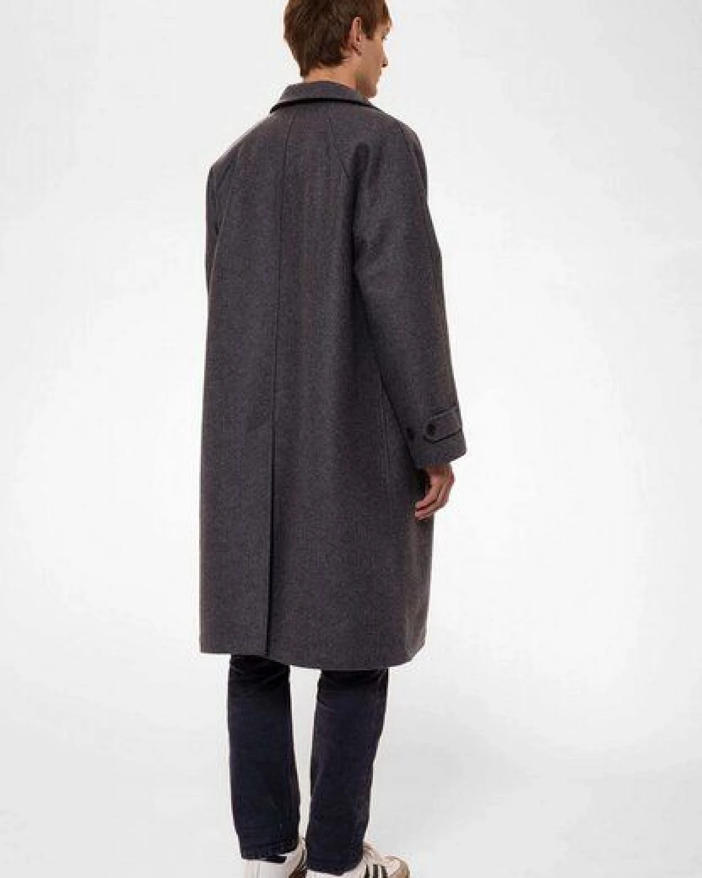 Nudie Jeans Mantel Corey Car Coat aus Wollmix – Ansicht 2
