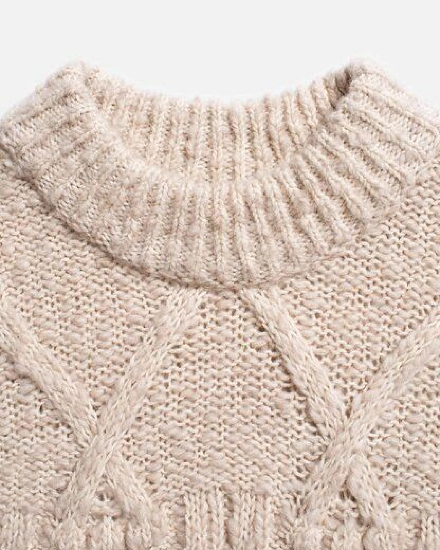 Nudie Jeans Strickpullover Elsa Cable Knit - aus Wollmix – Ansicht 3