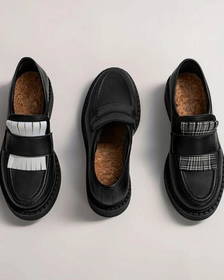 AGAZI DIANE - 3 in 1 apple leather loafers (vegan, plant-based)