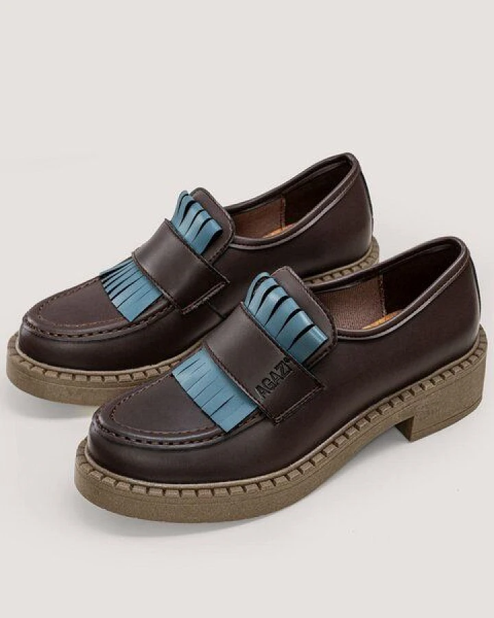 AGAZI DIANE - 3 in 1 apple leather loafers (vegan, plant-based)
