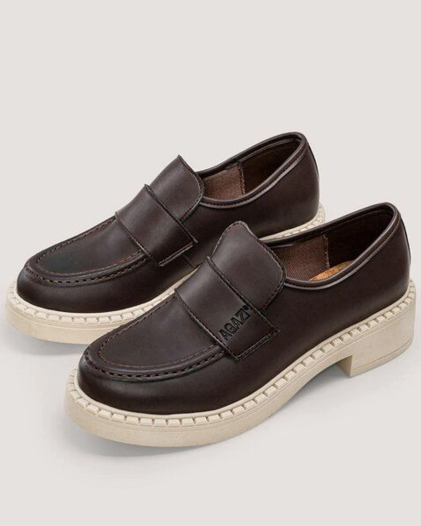 AGAZI DIANE - 3 in 1 apple leather loafers (vegan, plant-based) – Ansicht 2