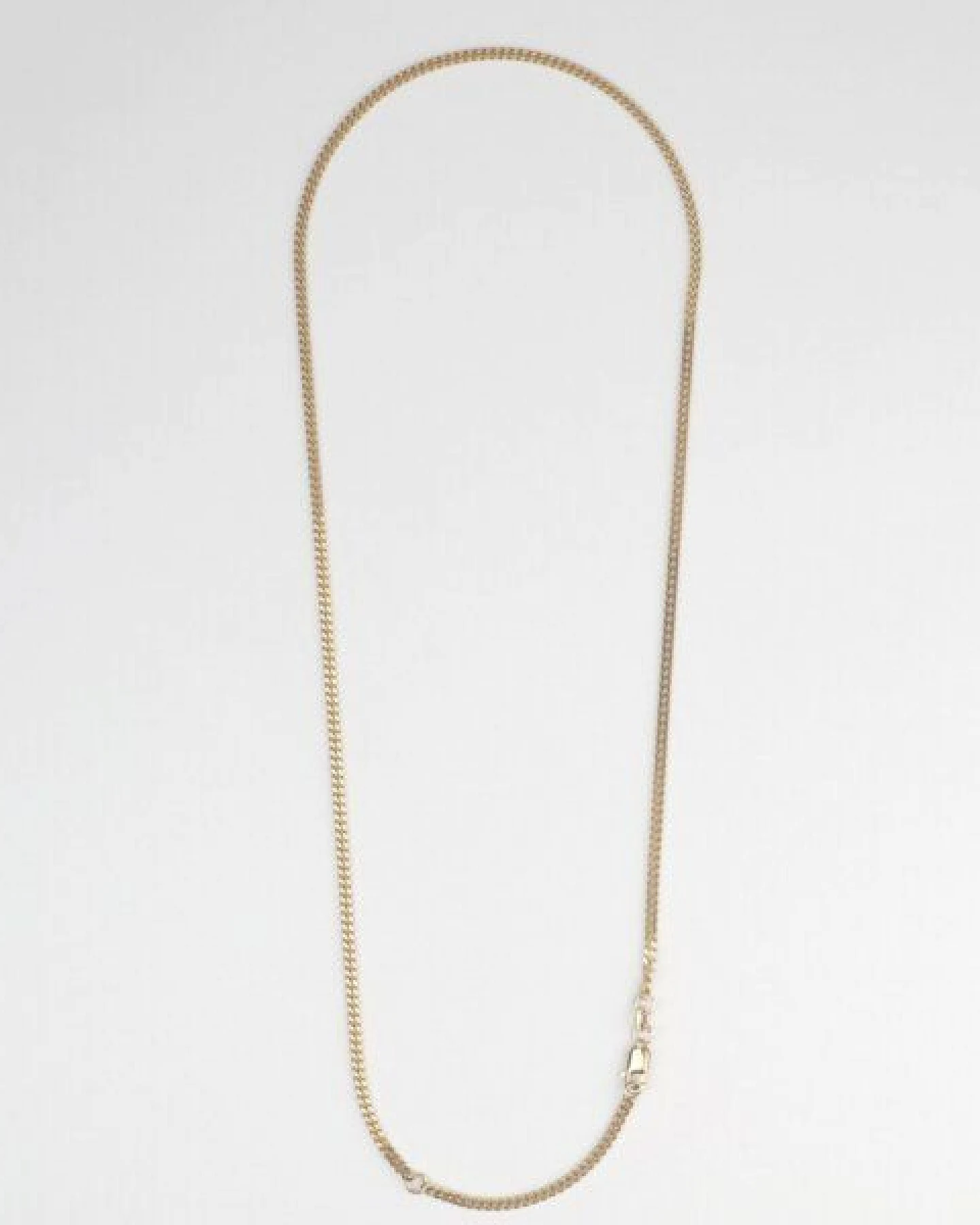 BELLYBIRD Jewellery PANZERKETTE - zarte Flachpanzerkette, längenverstellbar, 925 Silber vergoldet – Ansicht 2