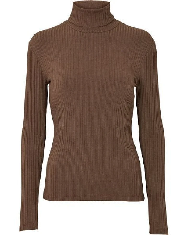 Basic Apparel Rollkragenshirt RHODA aus Bio-Baumwolle und Modal