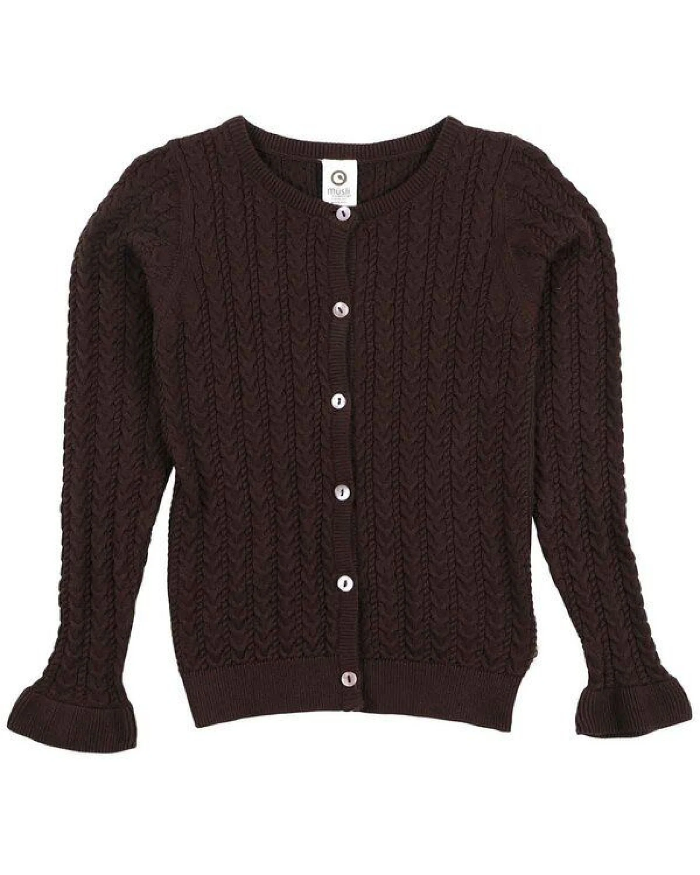 Fred's World by Green Cotton "Green Cotton" Strickjacke Ajour – Ansicht 2