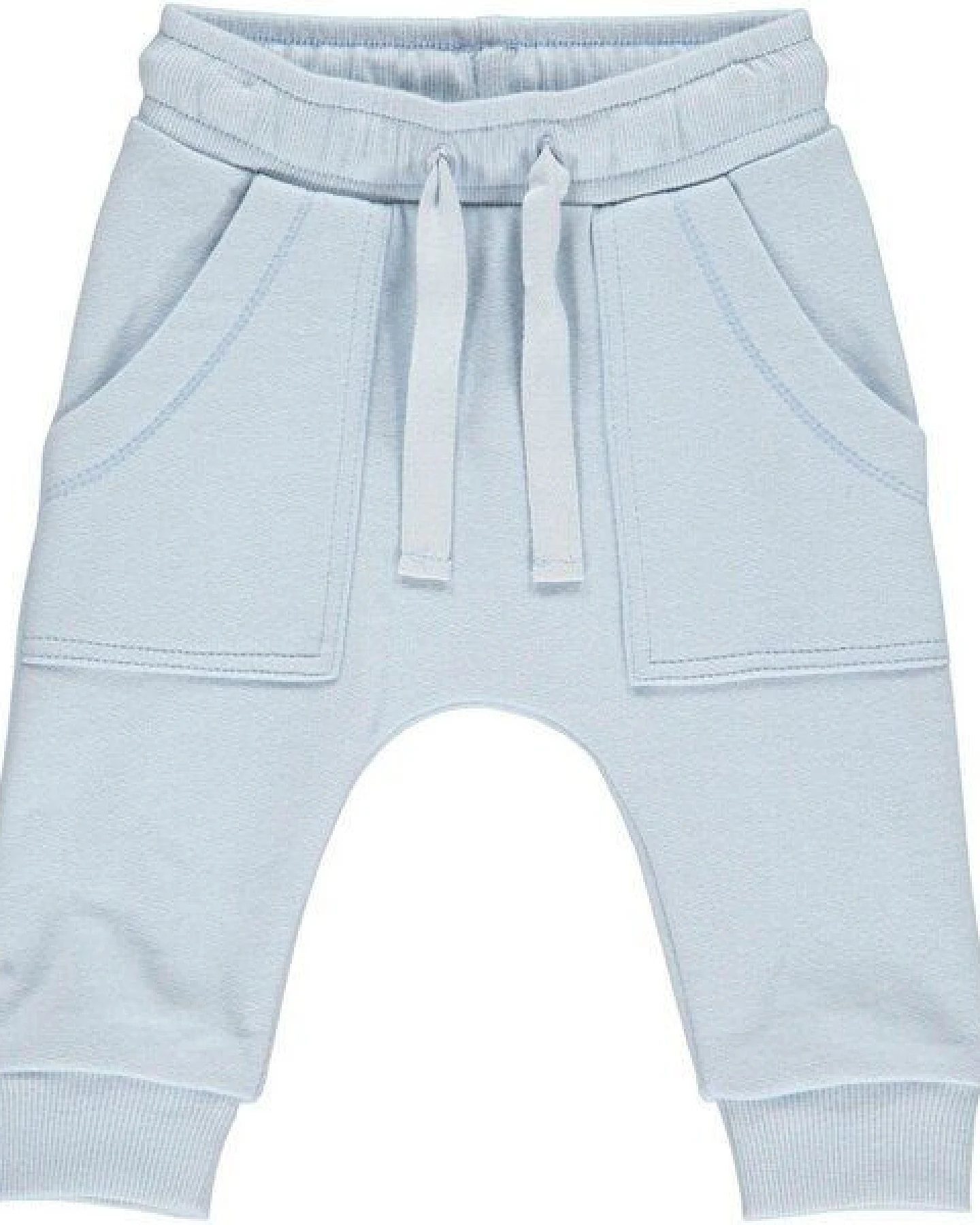 Fred's World by Green Cotton "Green Cotton" Sweat-Hose hellblau – Ansicht 2
