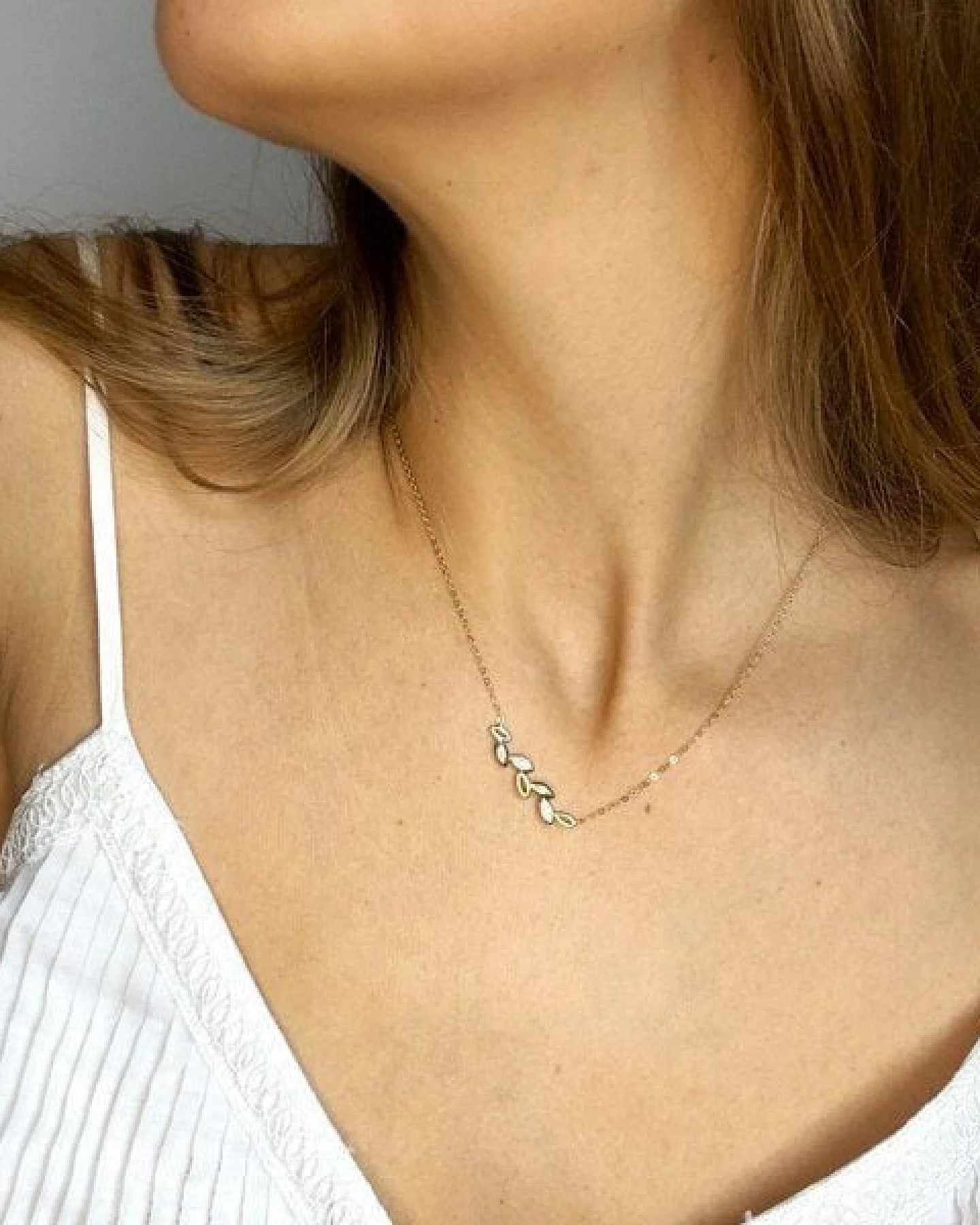 MOANINA Kette Sicilia - 375 Massivgold – Ansicht 3
