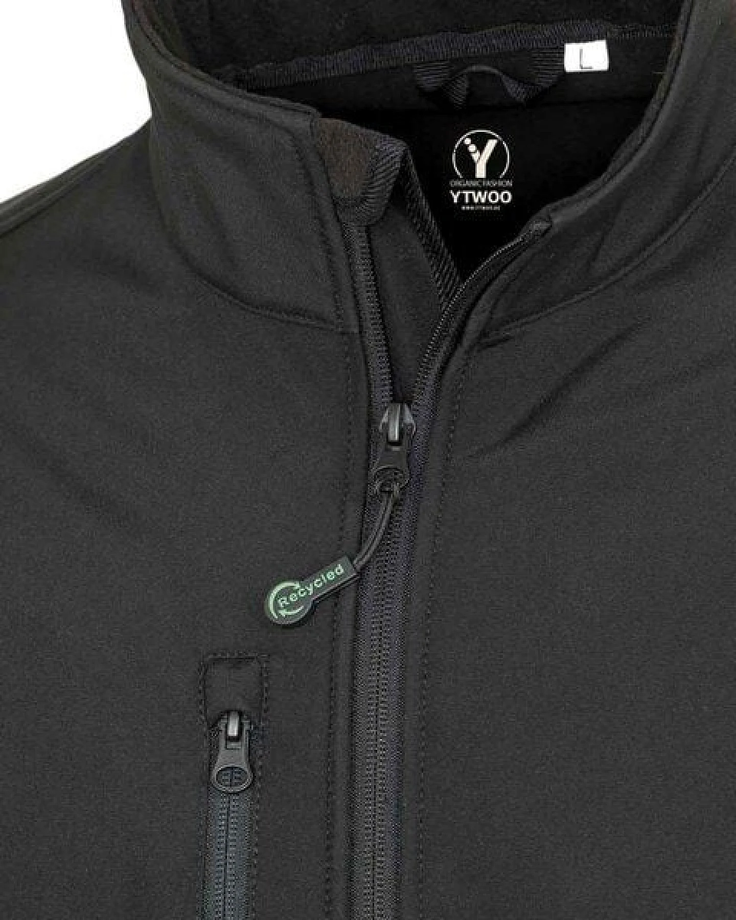YTWOO Recycelte Softshell-Jacke für Herren – Ansicht 3
