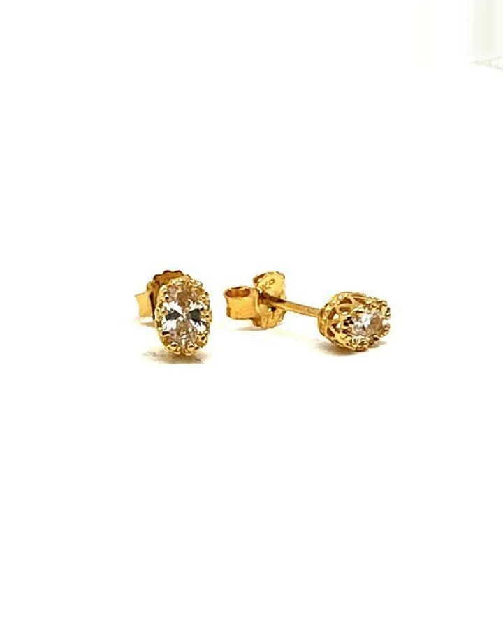 MOANINA Ohrringe Milano - 925 Silber/18k Gold Vermeil