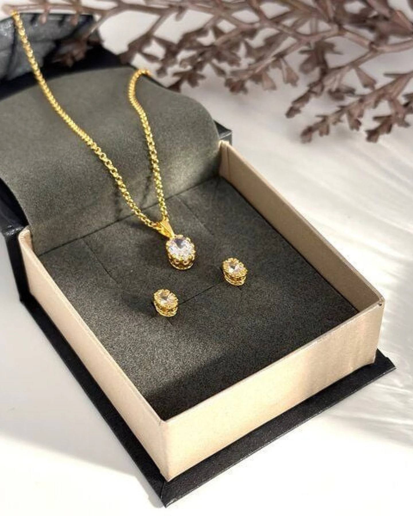MOANINA Ohrringe Milano - 925 Silber/18k Gold Vermeil – Ansicht 4