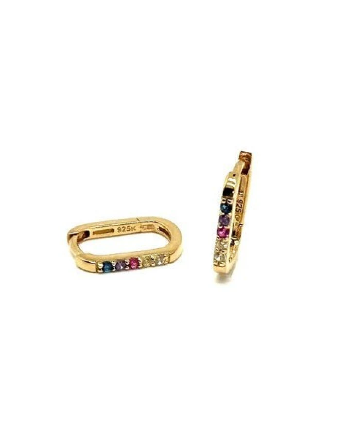 MOANINA Ohrringe Barletta - 925 Silber/18k Gold Vermeil