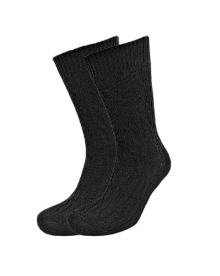 BLS Organic 2er Pack Jaquard Design GOTS zertifizierte Bio-wolle Damen Socken