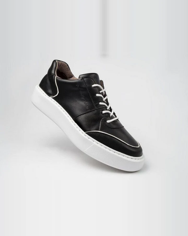 AGAZI EMI LOW - grape leather sneakers (vegan, plant-based)