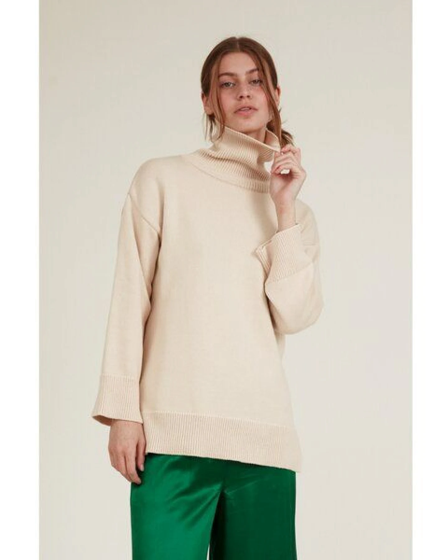 Basic Apparel Rollkragenpullover Winie aus Bio-Baumwolle – Ansicht 2