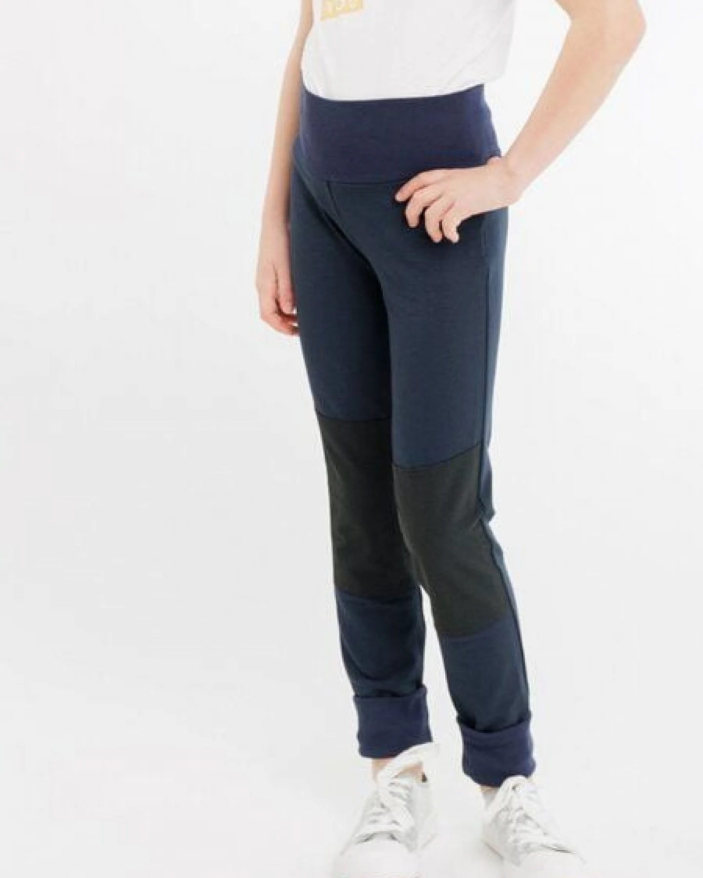 Babbily Verstellbare Thermo Leggings aus Bio-Baumwolle mit robustem Knie – Ansicht 2
