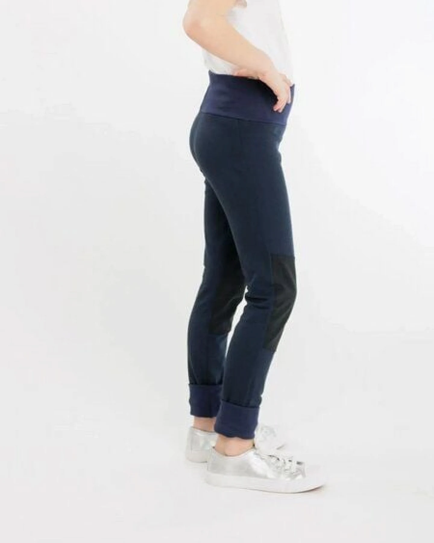 Babbily Verstellbare Thermo Leggings aus Bio-Baumwolle mit robustem Knie – Ansicht 3