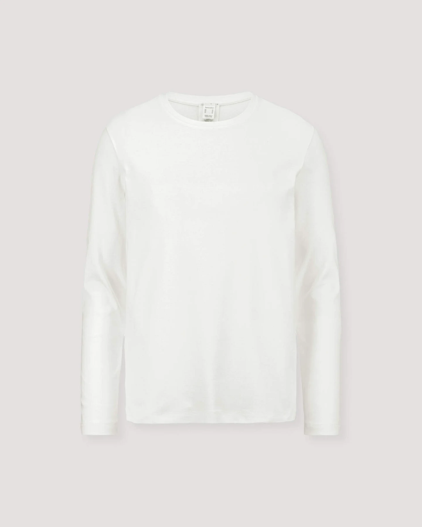 hessnatur Herren Longsleeve PURE NATURE aus Bio-Baumwolle - weiß - Größe 52 – Ansicht 3