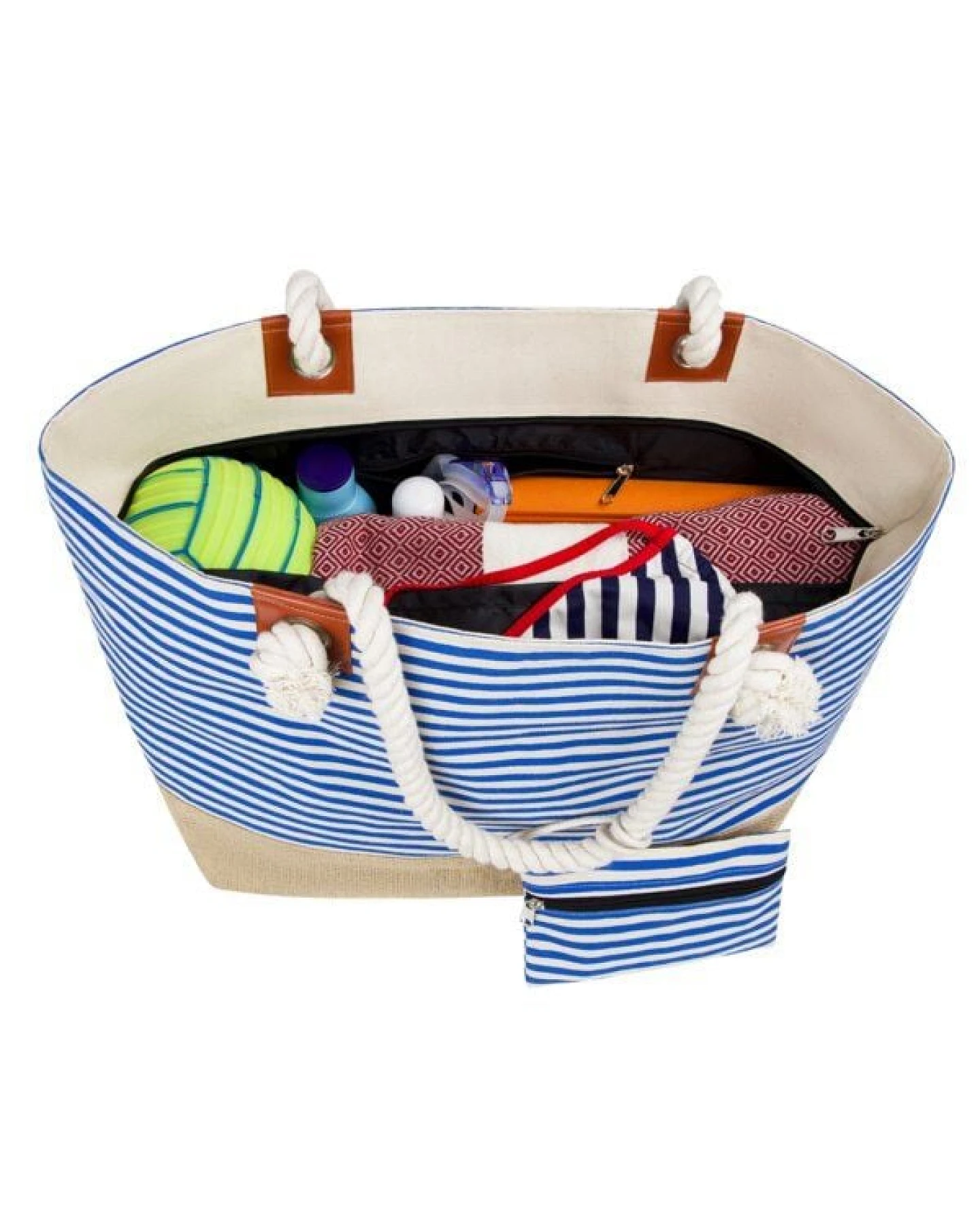 Flora Furora Strandtasche, Shopper Tote Bag, Einkaufstasche – Ansicht 4