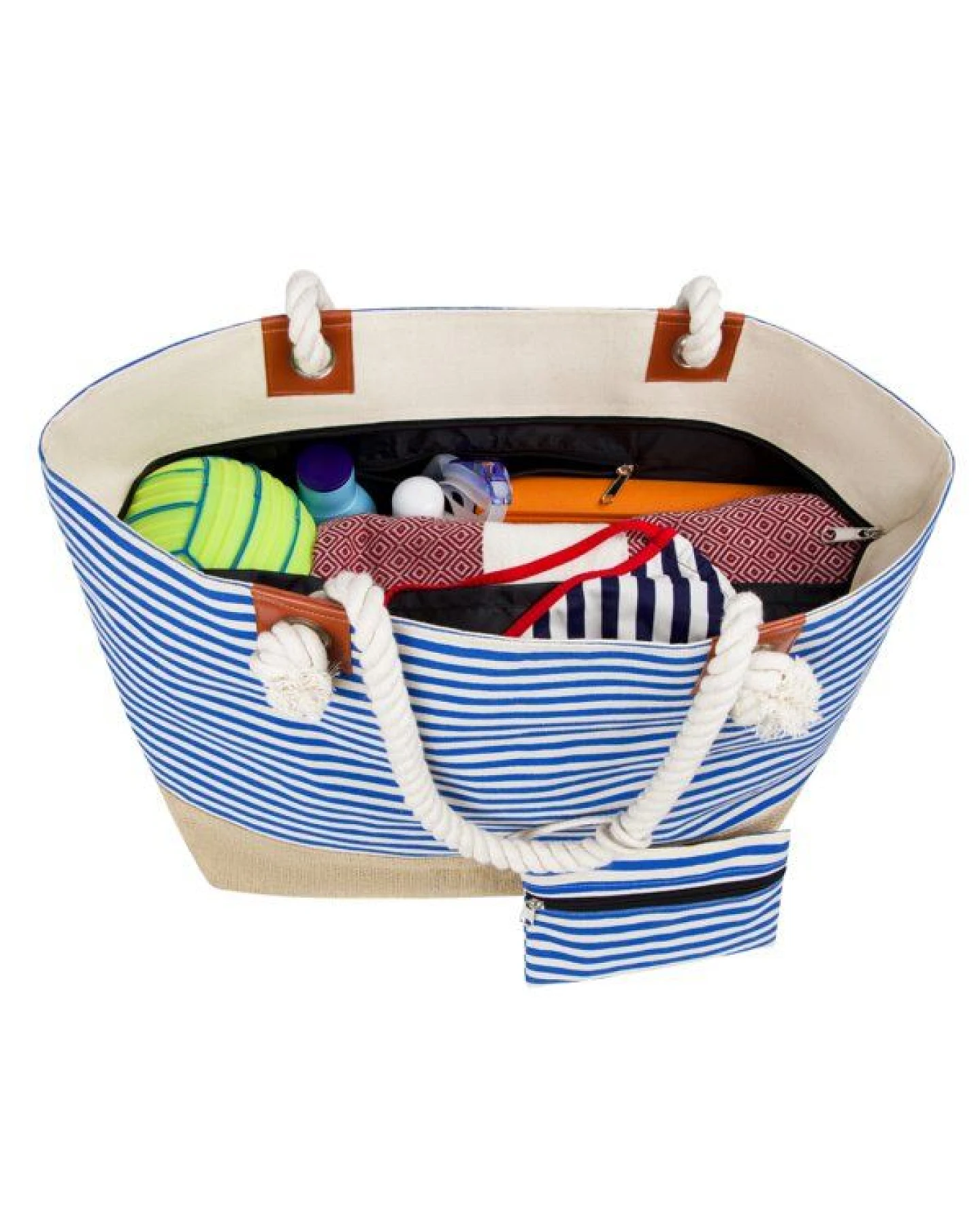 Flora Furora Strandtasche, Shopper Tote Bag, Einkaufstasche – Ansicht 4