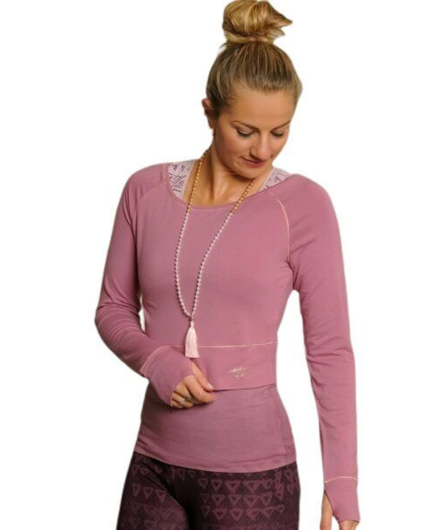 The Spirit of OM Yoga Longsleeve – Ansicht 2