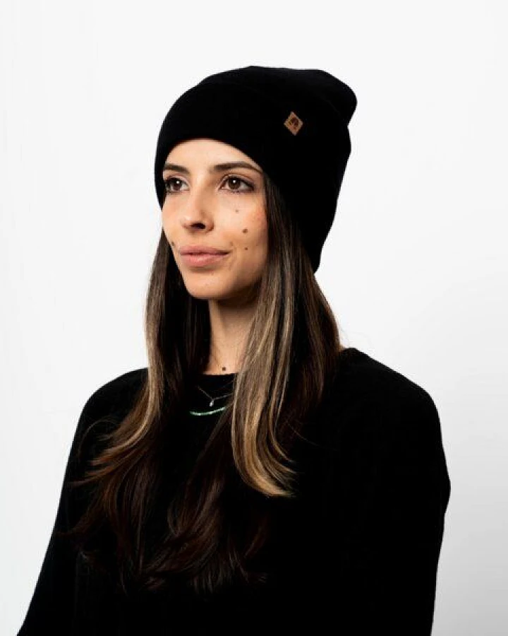 Kopyto WOLF - Glatte Zweilagige Beanie Mütze aus 100% RWS-Merinowolle