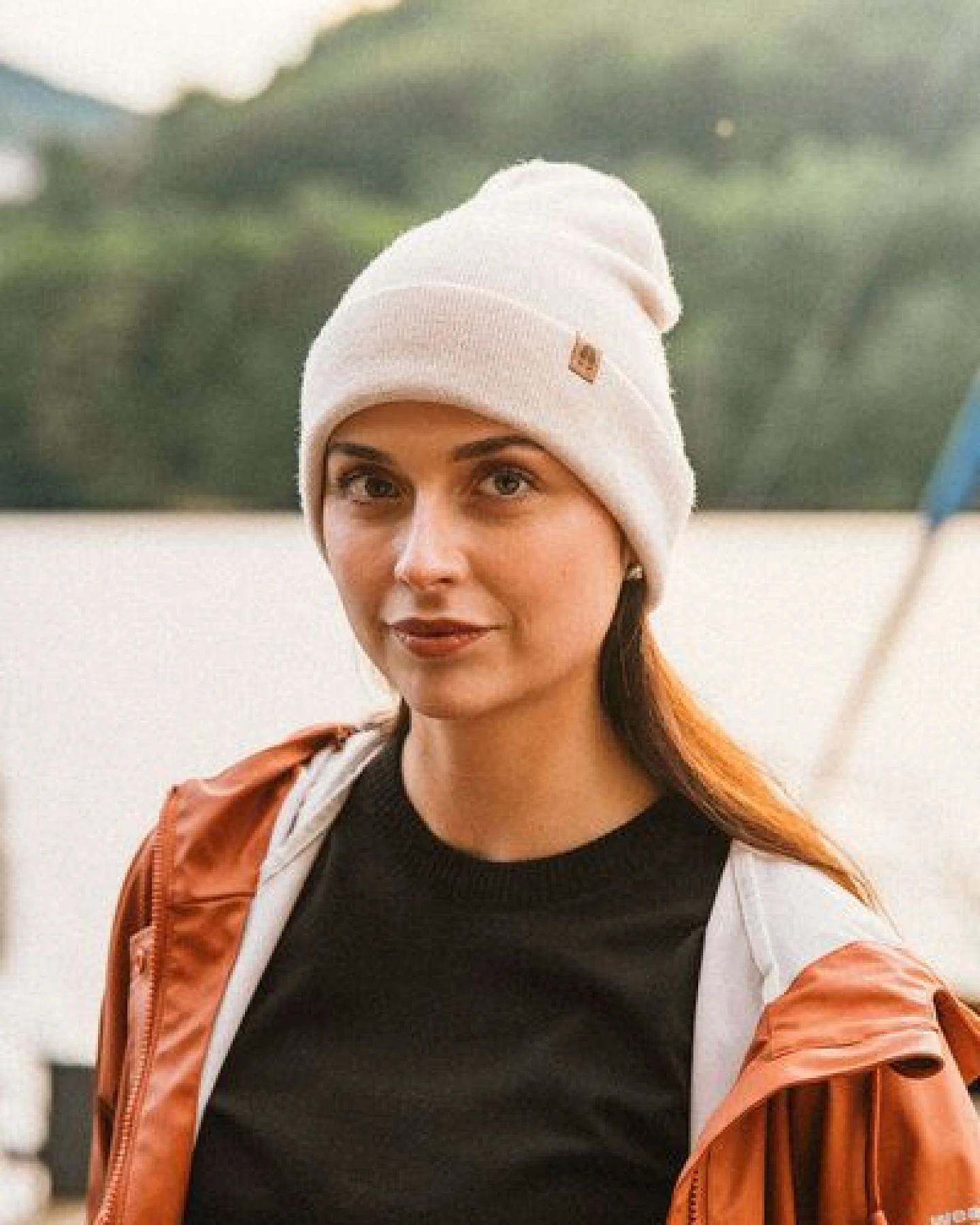 Kopyto WOLF - Glatte Zweilagige Beanie Mütze aus 100% RWS-Merinowolle – Ansicht 3