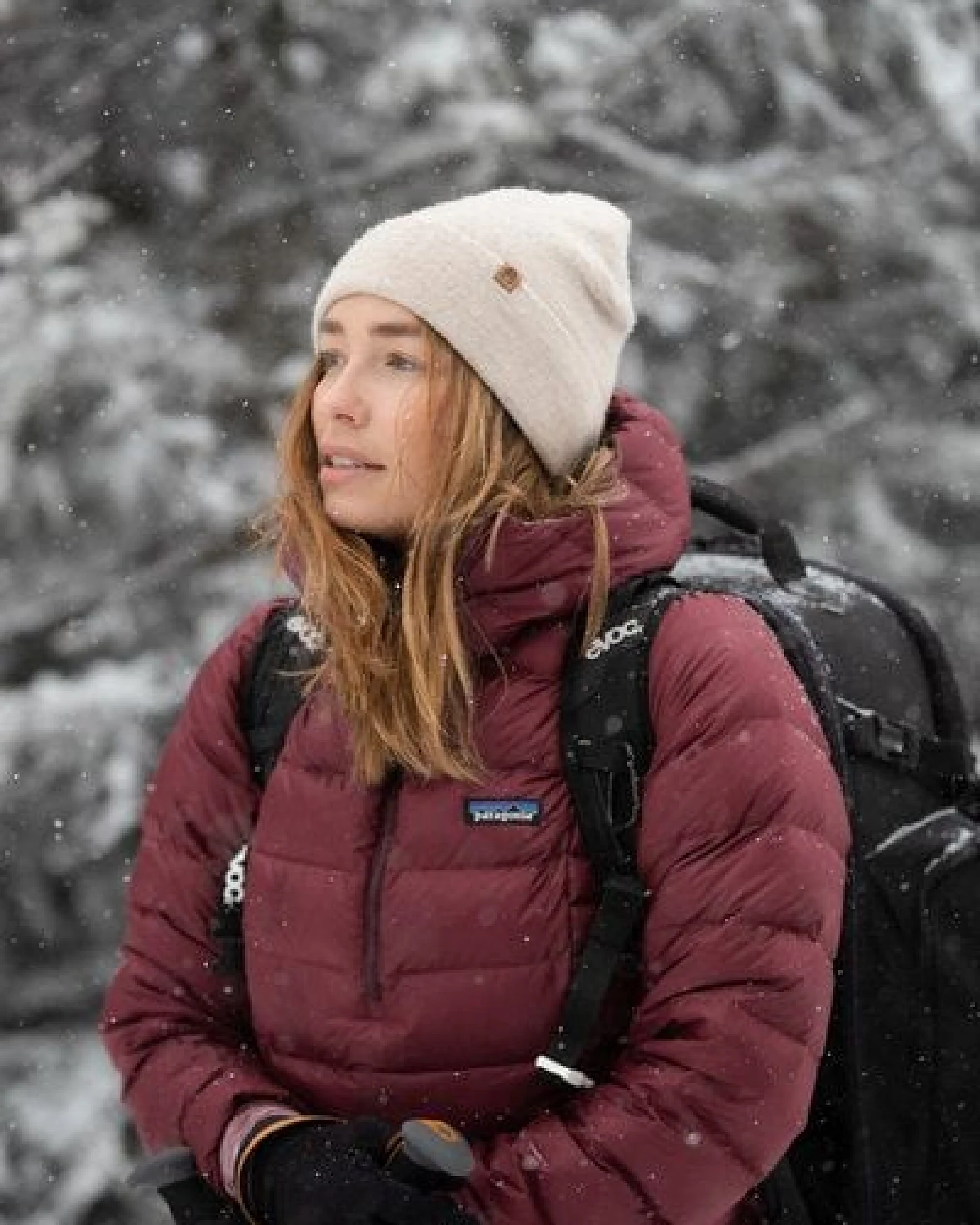 Kopyto WOLF - Glatte Zweilagige Beanie Mütze aus 100% RWS-Merinowolle – Ansicht 4